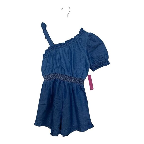 Toddler Vince Camuto One Piece Denim‎ Romper.  6x - Picture 2 of 5